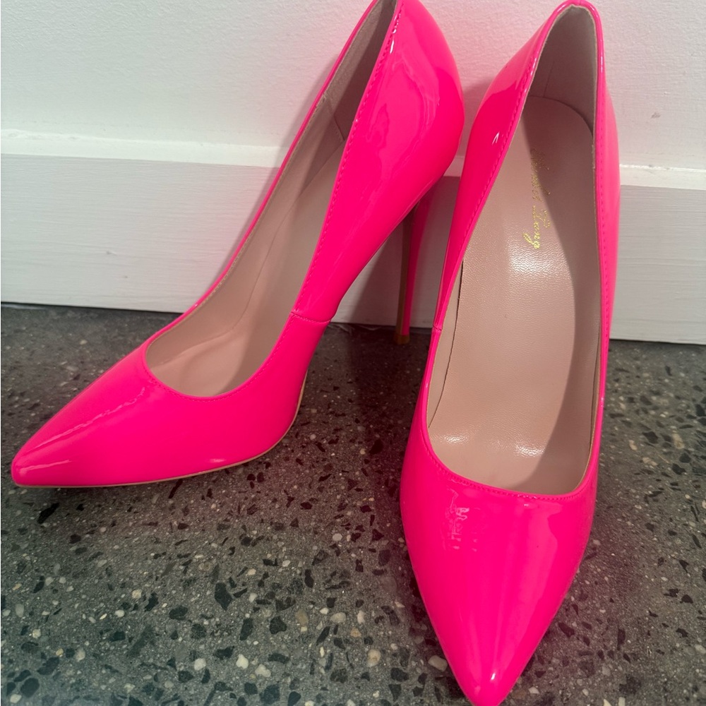 Women's Hot Pink Stiletto Heels
